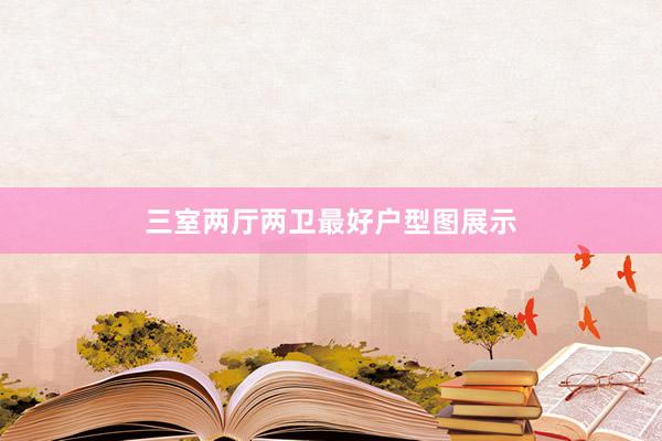 三室两厅两卫最好户型图展示